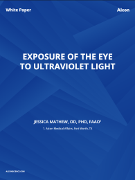Exposure of the Eye to Ultraviolet Light