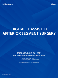 Digitally Assisted Anterior Segment Surgery
